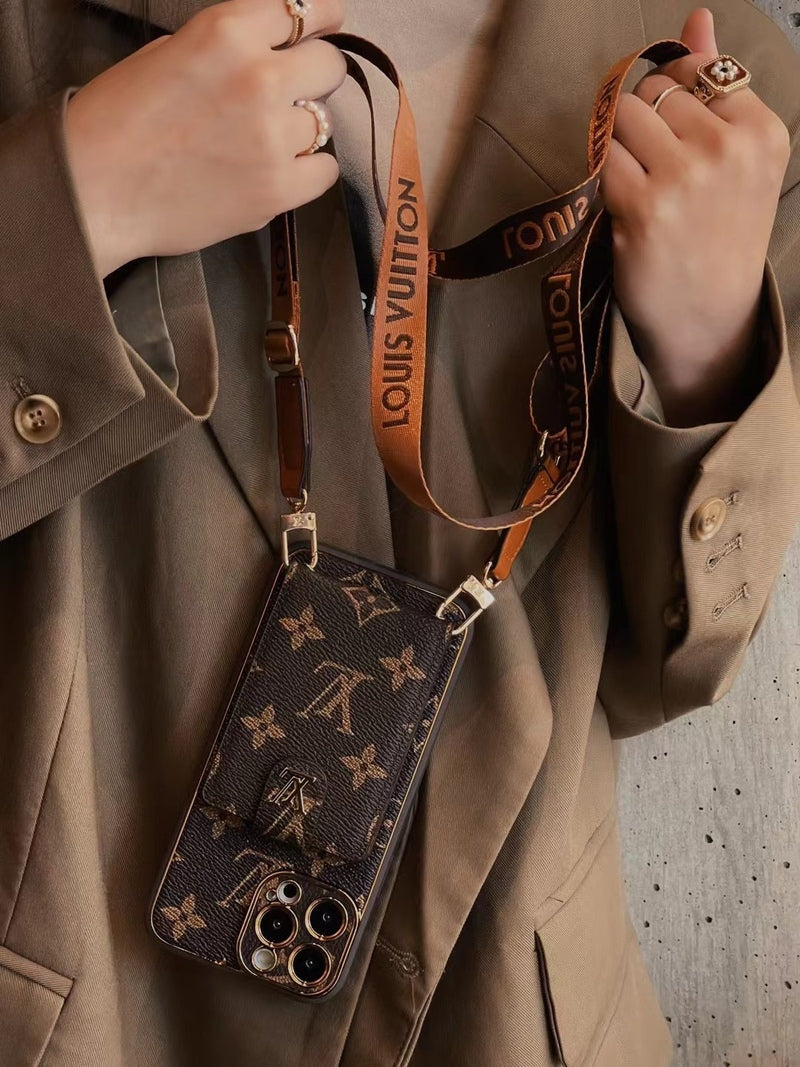 2026 LVT Leather iPhone Case